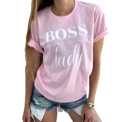 Boss Lady T-Shirt Apparel Pretty Chix Pink XXXL 