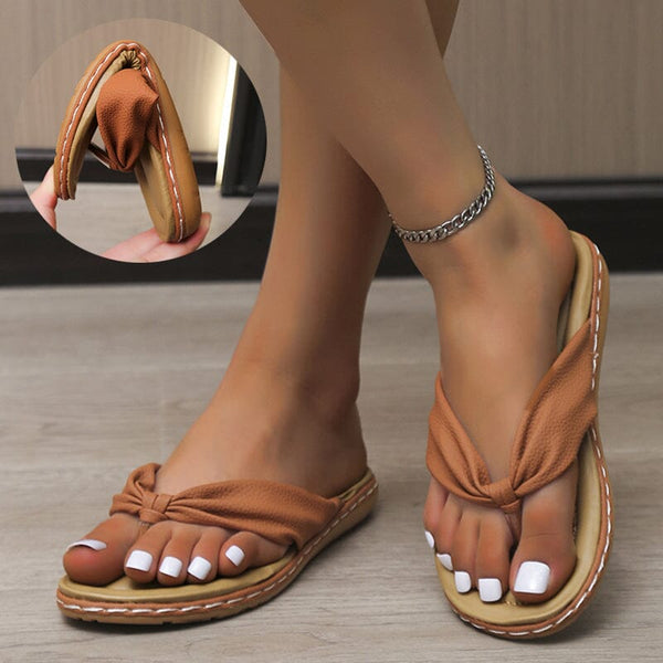 Chic Bow Thong Sandals prettychix 