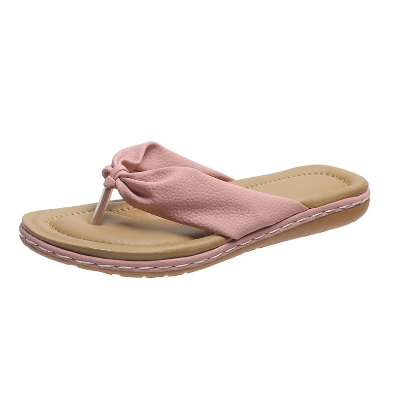 Chic Bow Thong Sandals prettychix Pink 5 