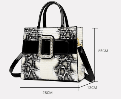 Elegant Snake Pattern Women's Luxury Bag Purse prettychix 