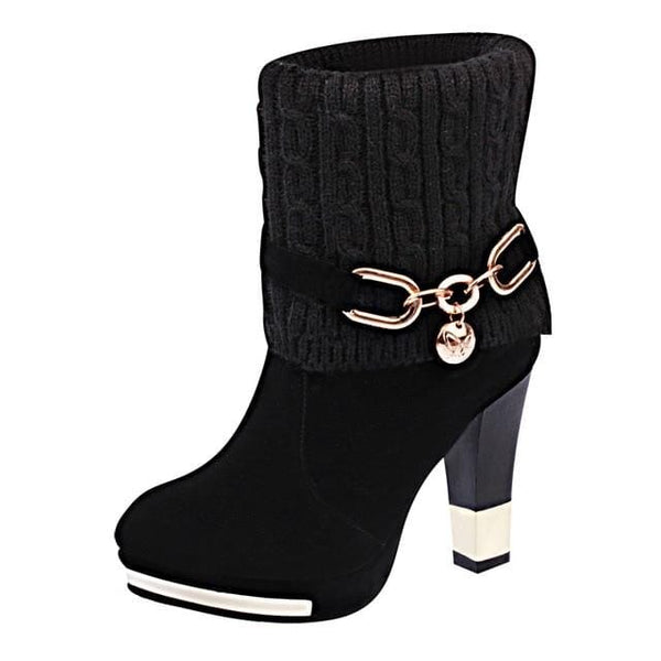 Fashion Winter Boots For Women prettychix Black 4 