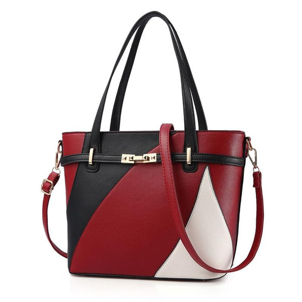 Multi-Color Fashion Handbag For Women prettychix DarkRed 