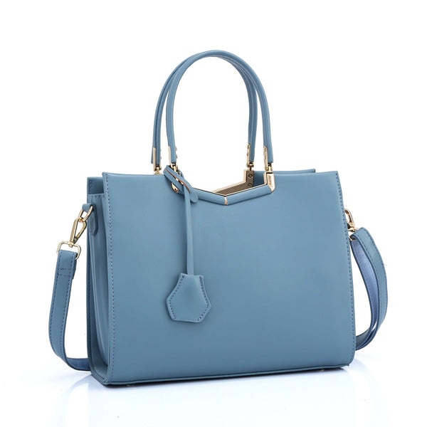 Women's Casual Satchel Handbag Purse prettychix LightBlue 
