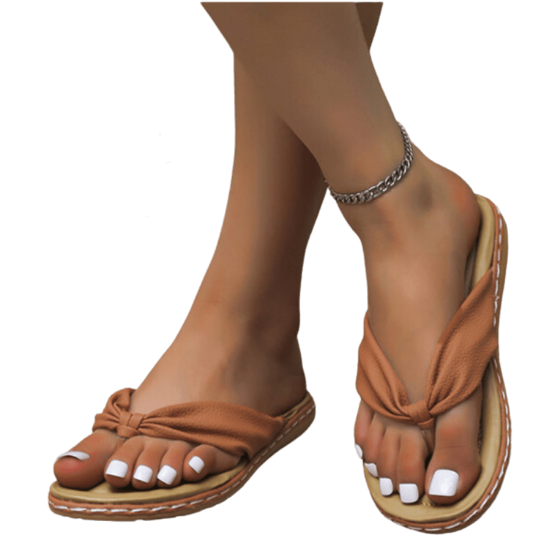 Chic Bow Thong Sandals prettychix 