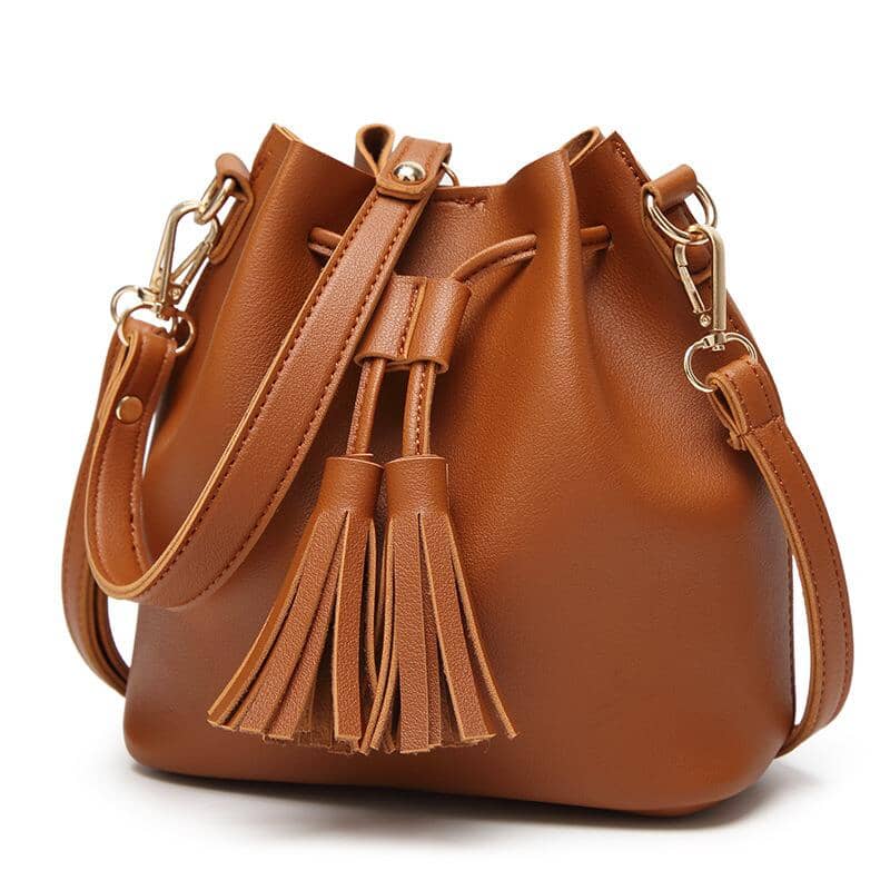 Draw String Tassel Handbag prettychix 