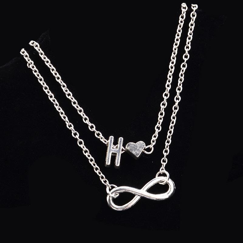 Infinity Alphabet Love Anklet Jewelry Pretty Chix H 