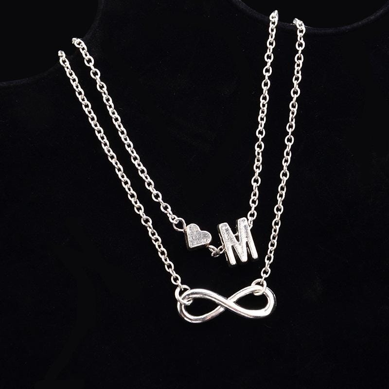 Infinity Alphabet Love Anklet Jewelry Pretty Chix M 