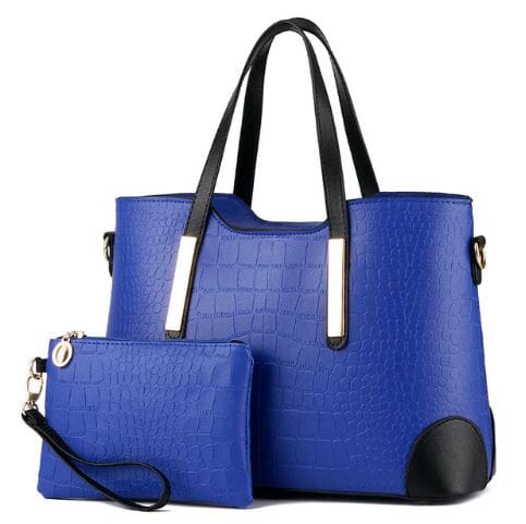 Matching Shoulder And Clutch Handbag prettychix RoyalBlue 