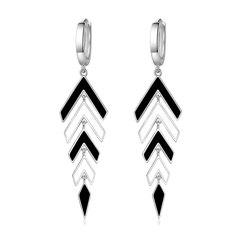 V Dropdown Earrings Jewelry prettychix 