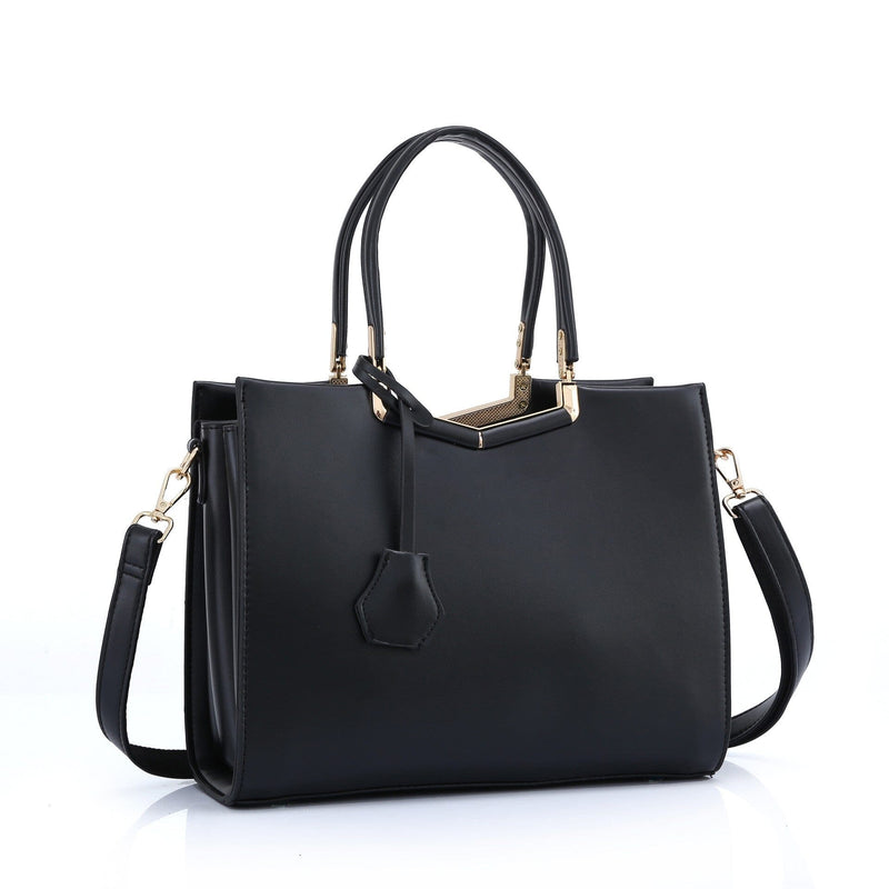 Women's Casual Satchel Handbag Purse prettychix Black 