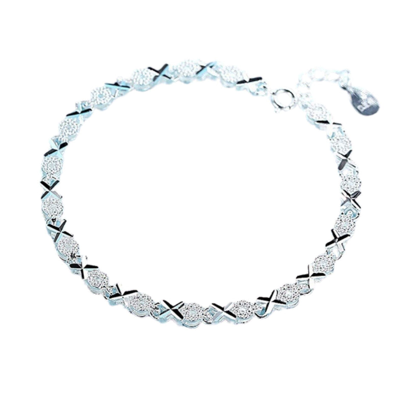 Zircon XO Bracelet Jewelry Pretty Chix 